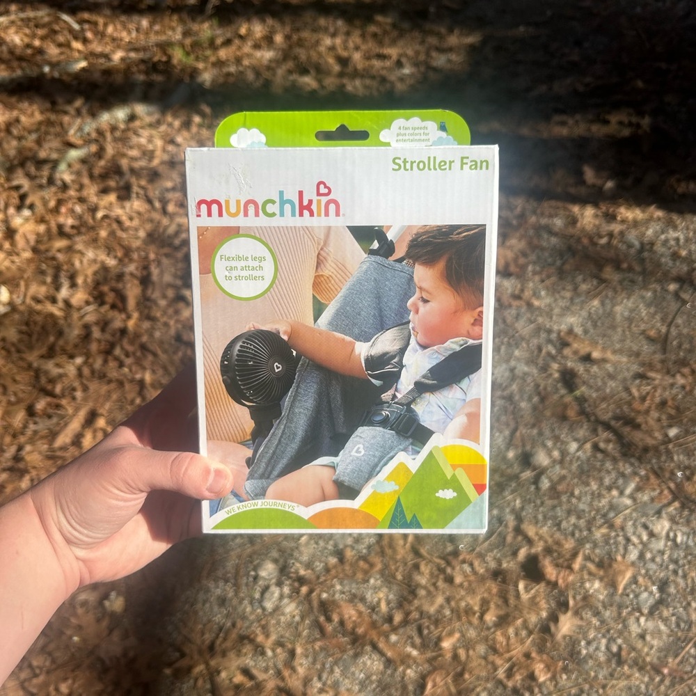 Munchkin Black Stroller Fan